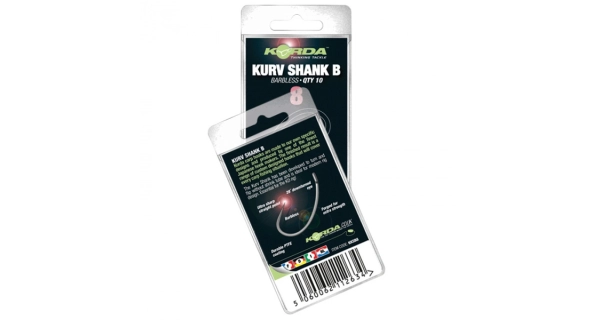 KORDA - Háčiky kurv shank B veľ. 8 (bez protihrotu)