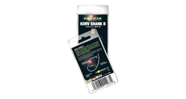 KORDA - Háčiky kurv shank B Veľkosť 4