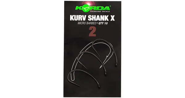 KORDA - Háčiky Kurv Shank X veľ. 2 10 ks