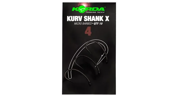 KORDA - Háčiky Kurv Shank X veľ. 4 10 ks