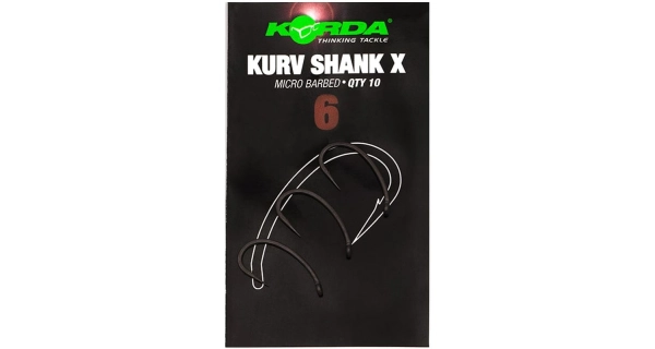 KORDA - Háčiky Kurv Shank X veľ. 6 10 ks