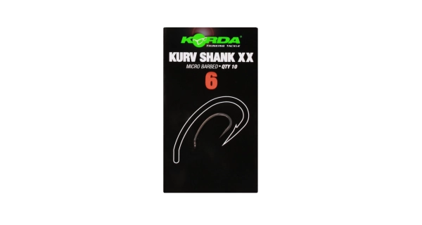 KORDA - Háčiky Kurv Shank XX veľ. 4 10 ks