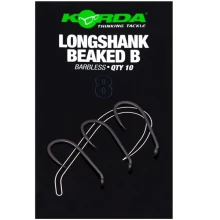 KORDA - Háčiky Longshank Beaked Barbless veľ. 8 10 ks