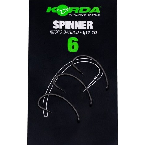 KORDA - Háčiky Spinner veľ. 6 10 ks