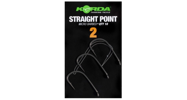 KORDA - Háčiky Straight Point Barbed veľ. 2 10 ks