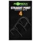KORDA - Háčiky Straight Point Barbed veľ. 4 10 ks