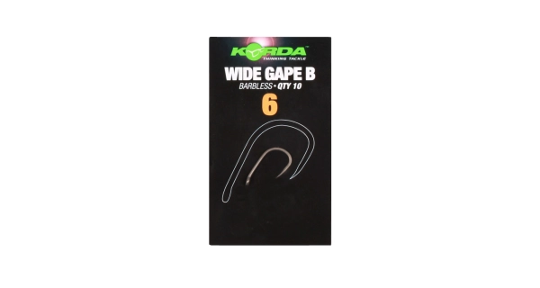KORDA - Háčiky wide gape barbless size 04