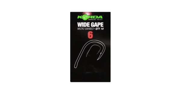 KORDA - Háčiky Wide Gape Micro Barbed veľ. 6