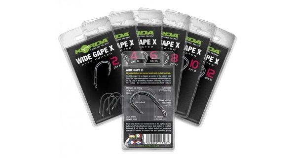 KORDA - Háčiky Wide Gape X Size veľ. 8