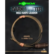 KORDA - Hotová montáž Dark Matter Leader Heli Safe Gravel 40 lb 1 m KORDA - Hotová montáž Dark Matter Leader Heli Safe Gravel 40 lb 1 m