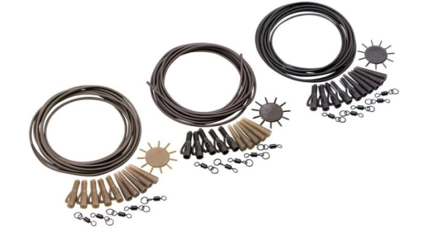 KORDA - Hotové montáže Dark Matter Lead Clip Action Pack Gravel 5ks