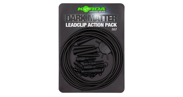 KORDA - Hotové montáže Dark Matter Lead Clip Action Pack Silt 5ks