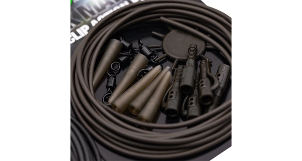 KORDA - Hotové montáže Dark Matter Lead Clip Action Pack Weed 5ks
