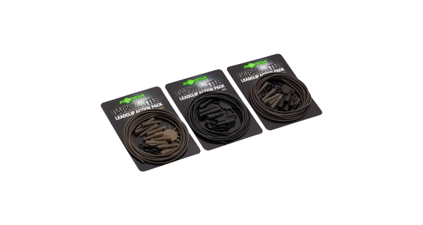 KORDA - Hotové montáže Dark Matter Lead Clip Action Pack Weed 5ks