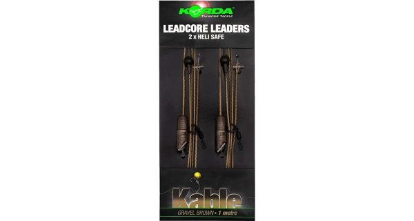 KORDA - Hotové montáže Leadcore Leader Heli Safe 1 m Gravel 2 ks