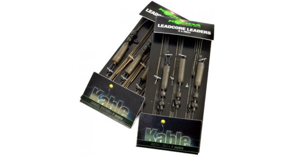 KORDA - Hotové montáže Leadcore Leader Helicopter Heli Gravel Brown 3 ks
