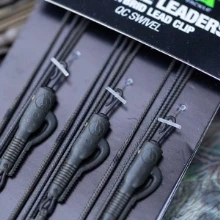 KORDA - Hotové montáže Leadcore Leader Hybrid Lead Clip QC Swivel Gravel 3 ks