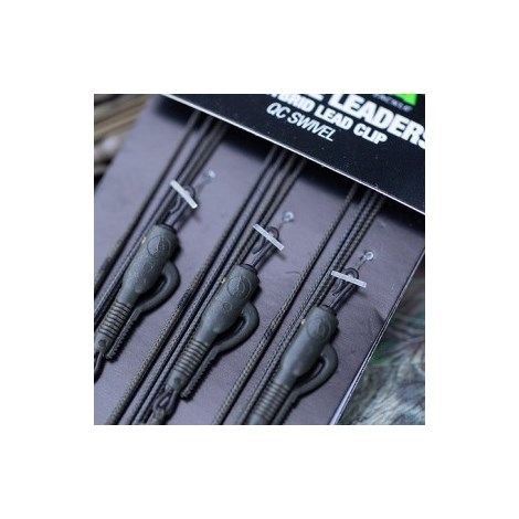 KORDA - Hotové montáže Leadcore Leader Hybrid Lead Clip QC Swivel Gravel 3 ks