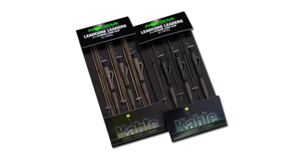 KORDA - Hotové montáže Leadcore Leader Hybrid Lead Clip QC Swivel Gravel 3 ks