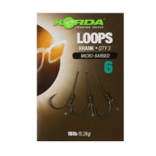 KORDA - Hotové náväzce Loop Rigs Krank veľ. 6 18 lb 3 ks