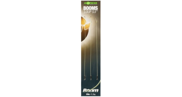 KORDA - Hotové náväzce Ready Tied Boom Loop 25 lb 5,5" 14 cm 3 ks