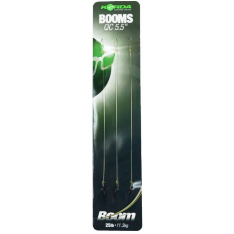 KORDA - Hotové náväzce Ready Tied Boom QC 25 lb 5,5" 14 cm 3 ks