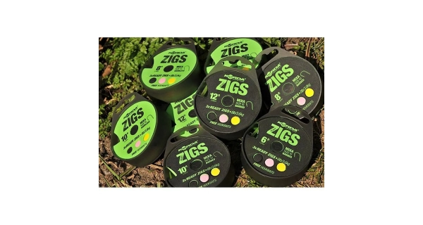 KORDA - Hotové náväzce Ready Zigs 12' (360cm) veľ. 10 3 ks
