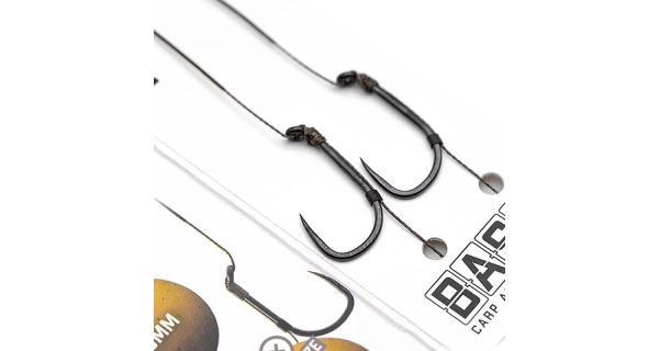 KORDA - Hotový náväzec Basix Hair rigs Wide Gape B 4 25 lb 2 ks bez protihrotu