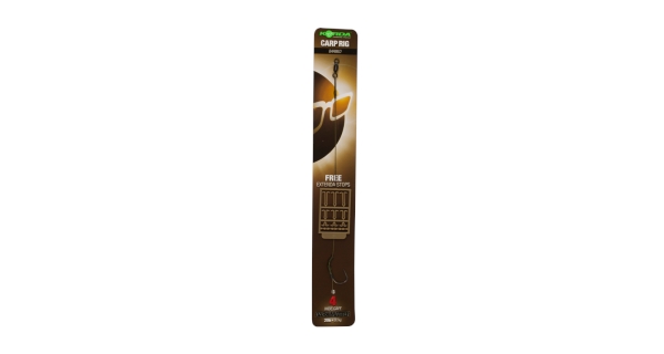 KORDA - Hotový náväzec Carp Rig Wide Gape 8 Dark Matter Braid 15 lb