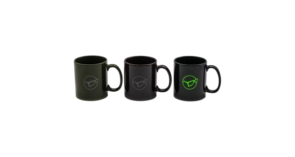 KORDA - Hrnček Mug Glasses Logo Black