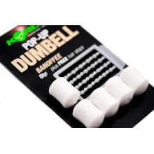 KORDA - Imitácia nástrah Pop-up Dumbell Banoffee Biela 12 mm 8 ks