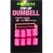 KORDA - Imitácia nástrah Pop-up Dumbell Fruity Squid Ružová 8 mm 10 ks