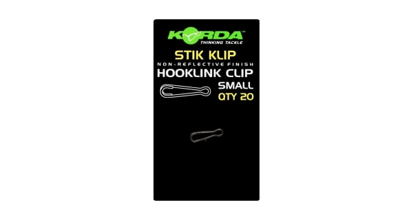 KORDA - Klip na náväzce Stick - small 20 ks