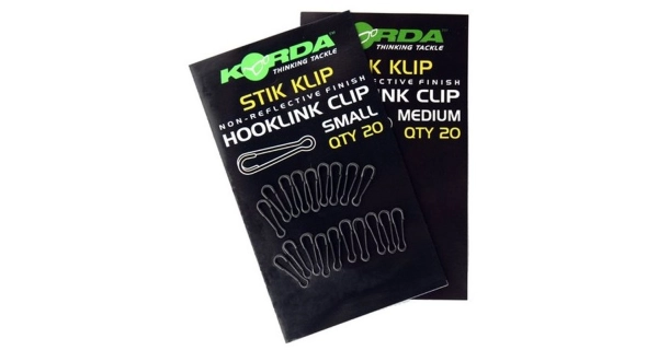 KORDA - Klip na náväzce Stick - small 20 ks