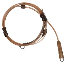 KORDA - Koncová montáž Dark Matter Leader Heli 1 m 40 lb Clay