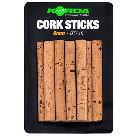 KORDA - Korkový valček Cork Sticks 6 mm 10 ks