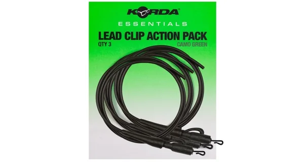 KORDA - Montáž Essentials Lead Clip Action Pack Tubing 3 ks