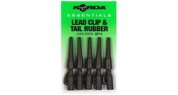 KORDA - Montáž Essentials Lead Clip & Tail Rubbers 5 ks