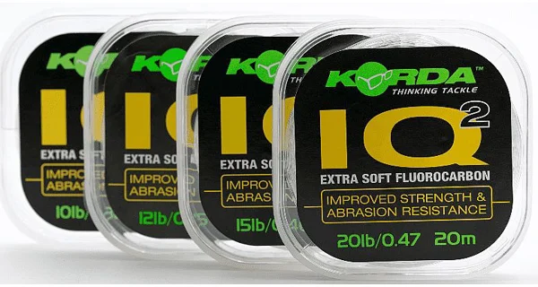 KORDA - Nadväzec Fluorocarbon IQ Extra Soft 15 lb 20 m