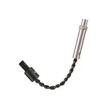 KORDA - Náhradná retiazka - dlhá Black Stainless Chain with Adaptor Long
