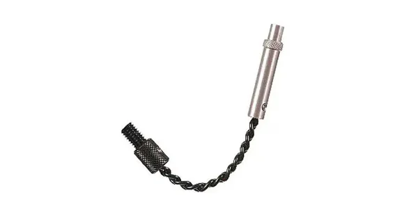 KORDA - Náhradná retiazka - dlhá Black Stainless Chain with Adaptor Long