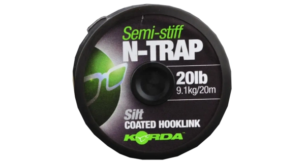 KORDA - Náväzcová šnúra N-Trap Semi Stiff 20 m 15 lb