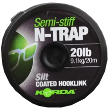 KORDA - Náväzcová šnúra N-Trap Semi Stiff 20 m 20 lb