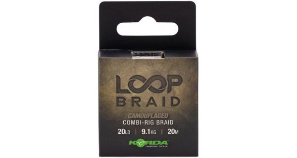 KORDA - Naväzcová šnúrka Loop Braid 20 lb