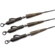 KORDA - Náväzec Kable Leadcore Leader Hybrid Lead Clip 50 cm Gravel