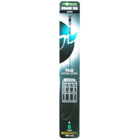 KORDA - Náväzec Krank Ready Rig Barbed 15 lb veľ. 8