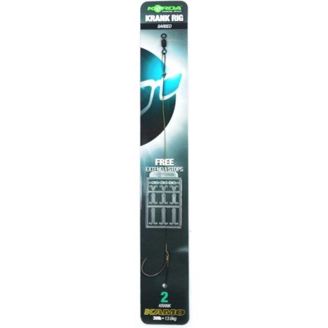 KORDA - Náväzec Krank Ready Rig Barbed 30 lb veľ. 2