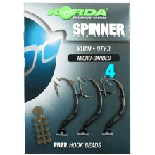KORDA - Náväzec Spinner Hook Section Kurv vel.4 3 ks