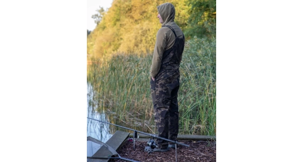 KORDA - Nohavice Polar Salopettes Dark Kamo veľ. 2XL