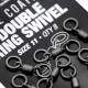 KORDA - Obratlík Double Ring Swivel veľ. 11 8 ks